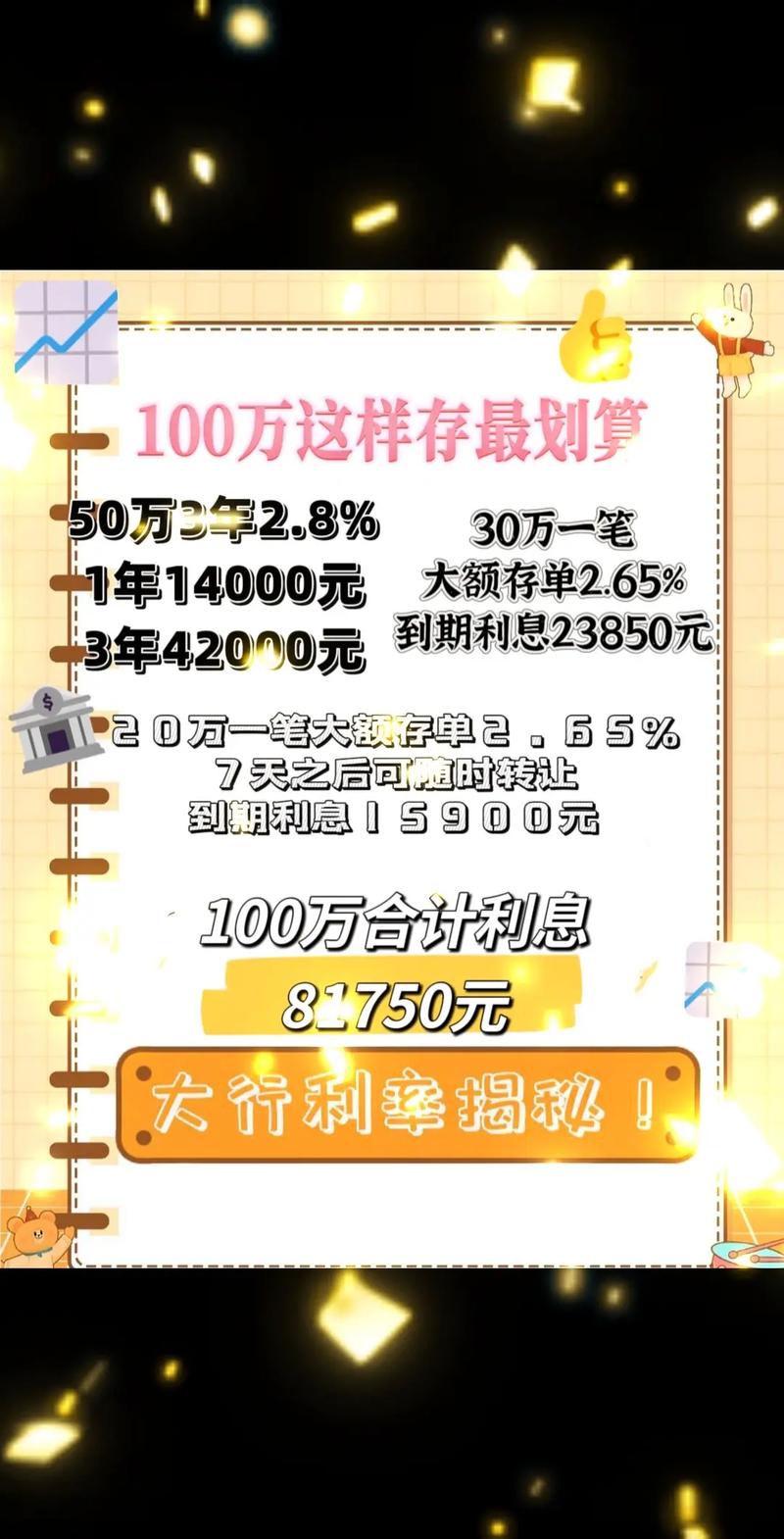 100万存款经典理财方案