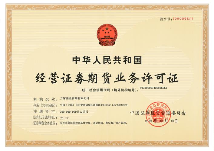 私募基金证书