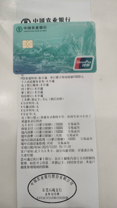 中国农业银行信用卡