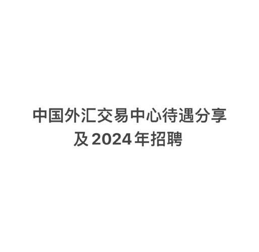 中国外汇交易中心待遇