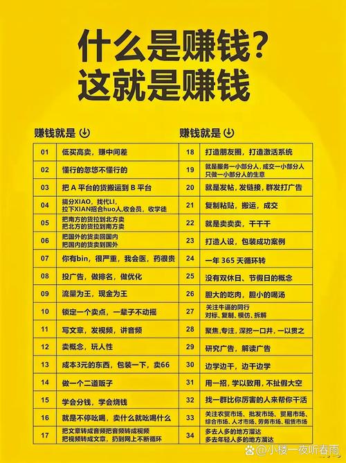不投资的赚钱项目