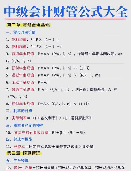 个人理财公式
