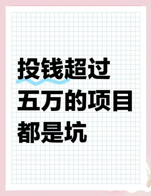 五十万投资什么项目好
