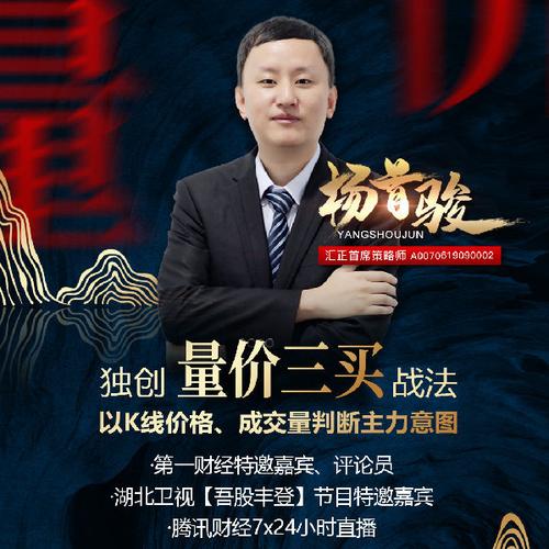 汇正财经杨首骏首席