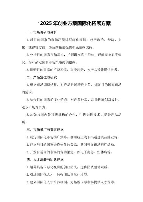 创业构想方案