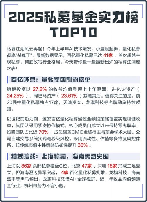 私募基金规模排名前十