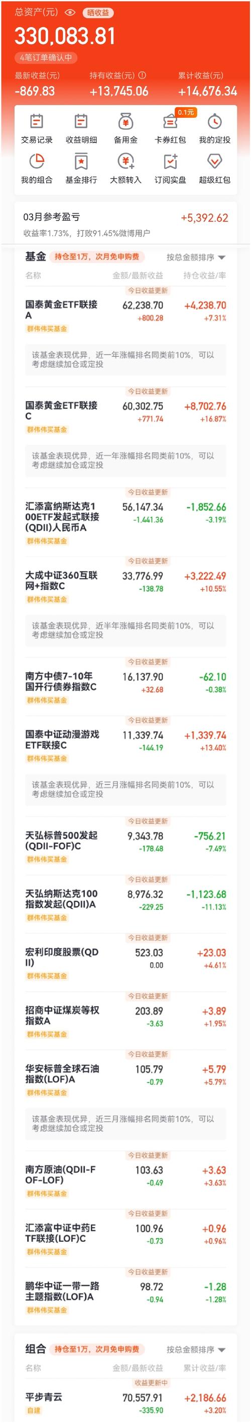 161026基金净值查询今天