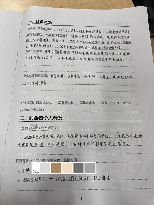 syb创业计划书水果店