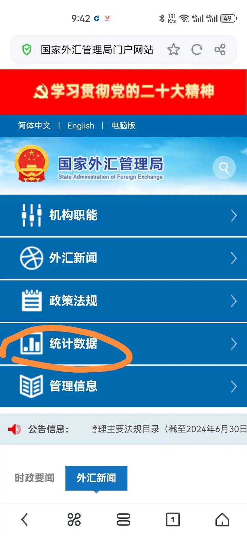 国家外汇管理局服务平台
