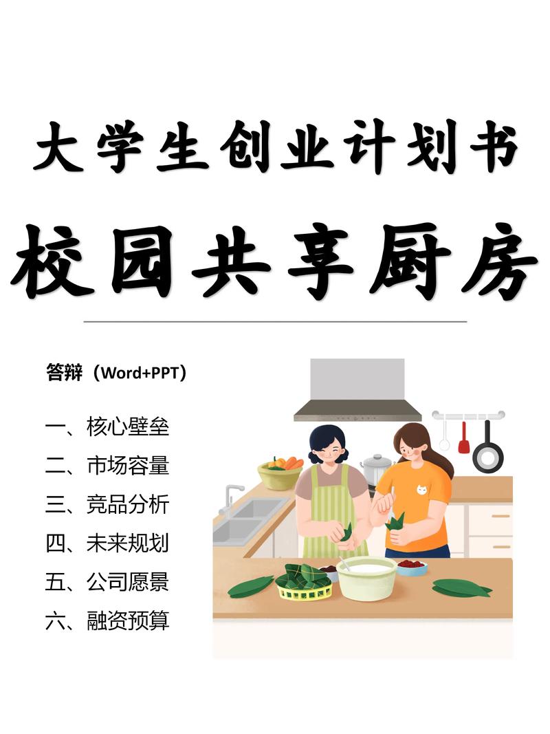 共享厨房创业计划书